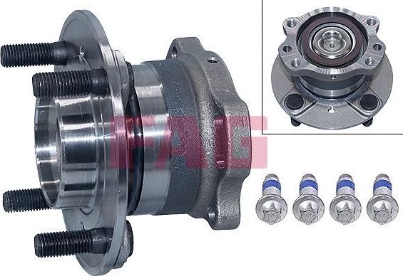 Ступичный подшипник (комплект) Fag задний для Ford EcoSport I 2012-2026. Артикул 713 6792 30