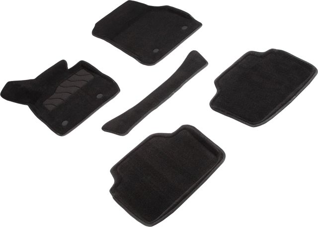 Коврики Seintex 3D ворсовые для салона BMW 3 F30 2WD 2012-2019 ЧЕРНЫЕ. Артикул 95631