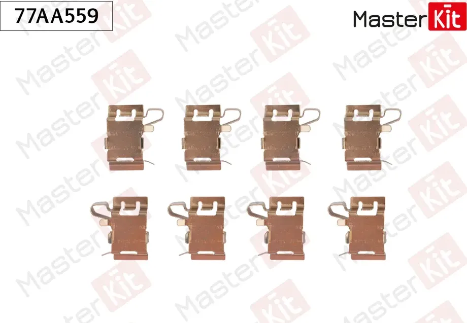 Комплект установочный колодок TOYOTA CAMRY 2017 (Master KIT). Артикул 77AA559