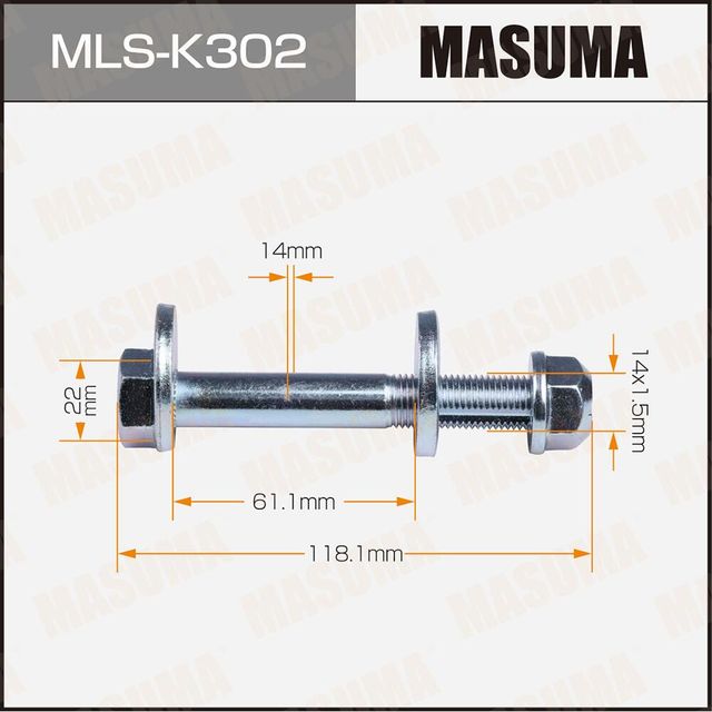 Болт развальный Masuma. Артикул MLS-K302