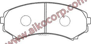 Колодки тормозные MMC Pajero V6/ V7/ V8/ V9/ Delica SK/ MAZDA Bongo/ NISSAN Vane (Aiko). Артикул PF3414