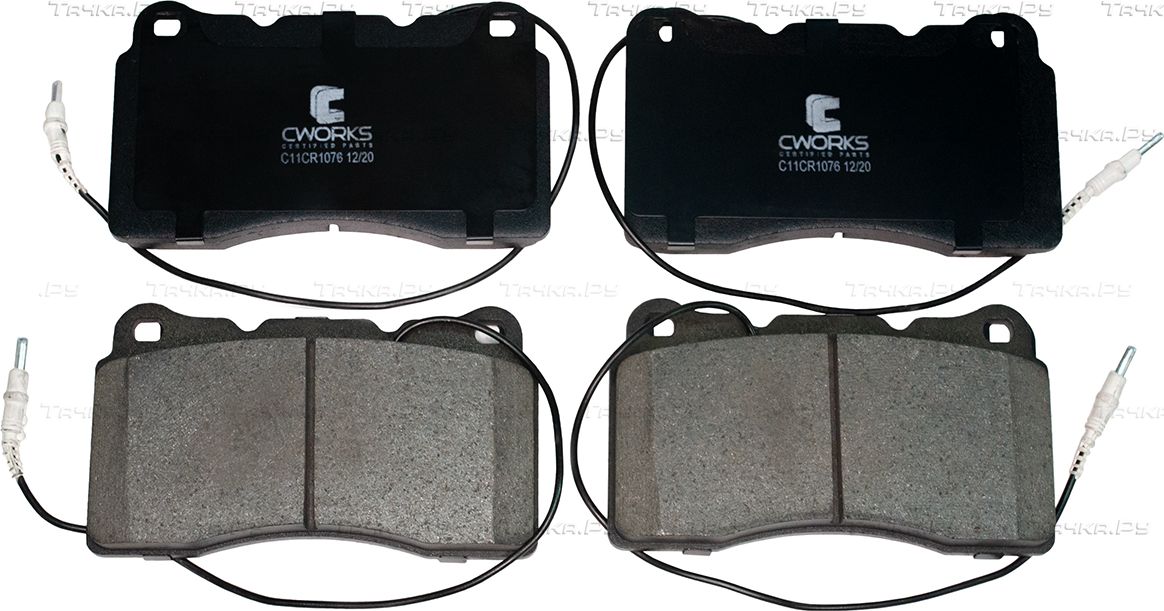 Тормозные колодки Cworks передние для Citroen C8 I 2002-2014. Артикул C11CR1076