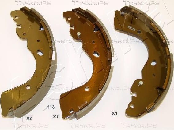Тормозные колодки ASHIKA задние для Ford Ranger III 2011-2015. Артикул 55-01-113