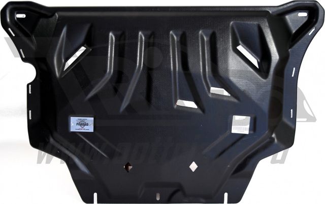 Защита композитная АВС-Дизайн для картера Volkswagen Golf VII 2012-2020. Артикул 21.03k