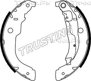 Тормозные колодки Trusting задние для Peugeot 301 I 2012-2026. Артикул 079.196