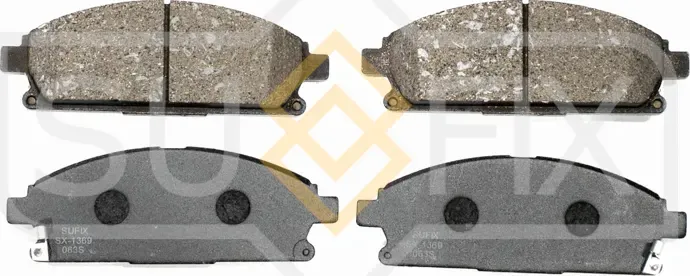 Колодки тормозные передние (Sufix). Артикул SX1369