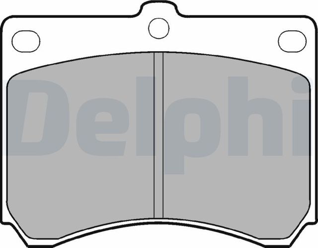 Тормозные колодки Delphi (Low-Metallic) передние для Mazda MX-3 I 1991-1998. Артикул LP935