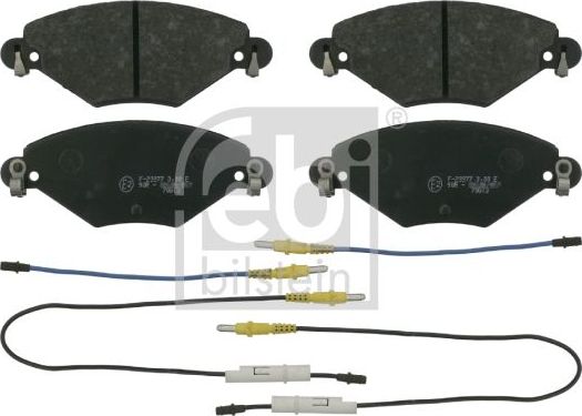 Тормозные колодки Febi Bilstein. Артикул 16417