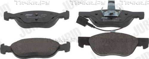 Тормозные колодки Jurid передние для Fiat Marea 1996-2003. Артикул 571883J