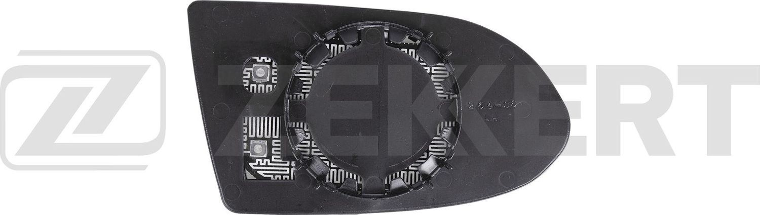 Зеркальное стекло бокового зеркала Zekkert. Артикул SP-1110