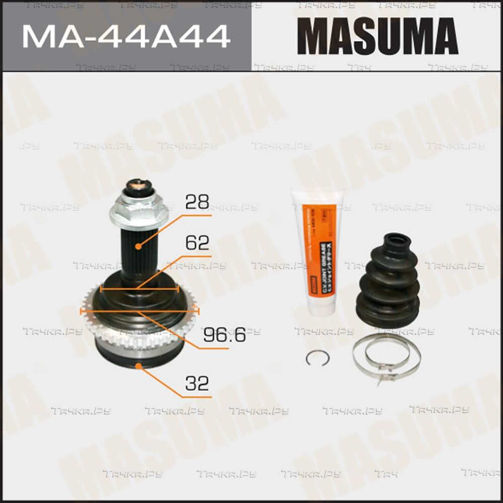 Шрус наружный (граната) Masuma передний для Mazda 6 I (GG) 2002-2008. Артикул MA-44A44