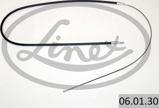 Трос ручника (тросик ручного тормоза) Linex. Артикул 06.01.30
