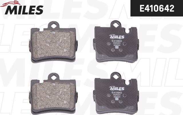 Тормозные колодки Miles (Low-Metallic). Артикул E410642