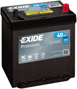 Аккумулятор Exide Premium *** для Daewoo Matiz I 1998-2015. Артикул EA406