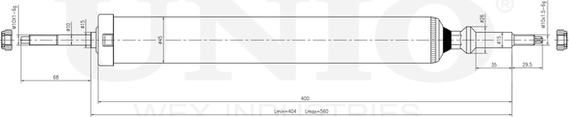 Амортизатор подвески (Unio). Артикул SAB-10426