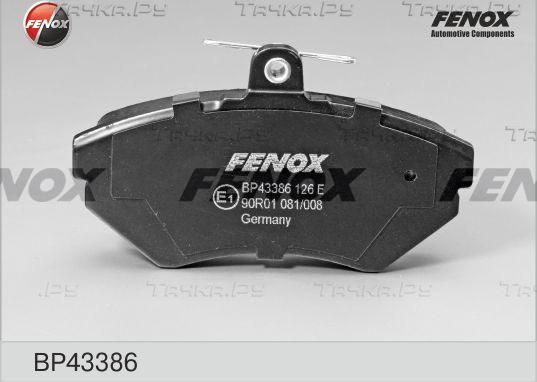Тормозные колодки Fenox передние для Audi Coupe I (B2) 1981-1988. Артикул BP43386