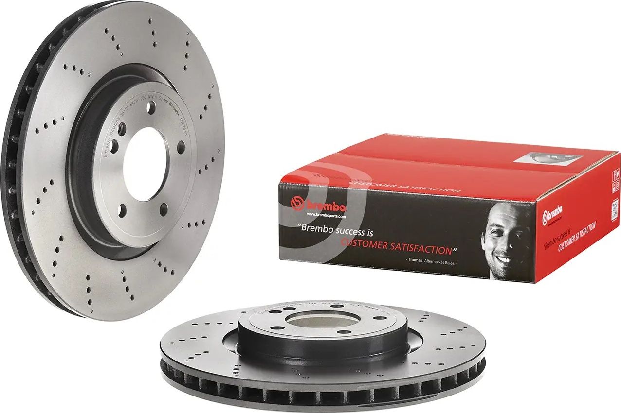 Тормозной диск Brembo PRIME LINE - UV Coated. Артикул 09.D763.11