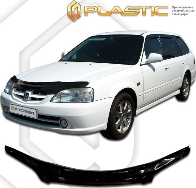 Дефлектор СА Пластик для капота (Classic черный) Honda Orthia 1999-2002. Артикул 2010010101534