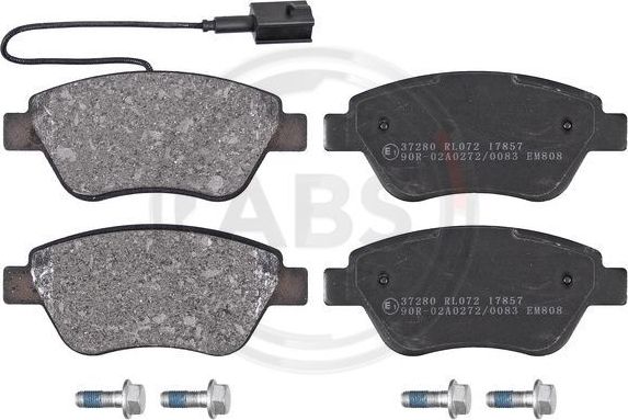 Тормозные колодки ABS передние для Fiat Stilo 2001-2006. Артикул 37280