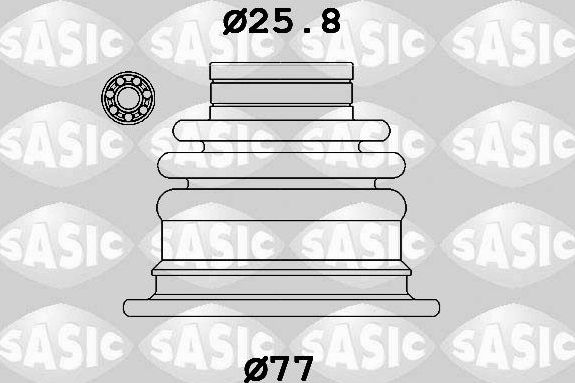 Пыльник ШРУСа внутренний Sasic передний левый для Renault Logan II 2007-2026. Артикул 1904052
