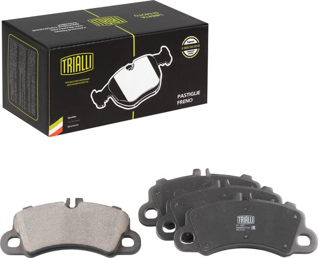 Тормозные колодки Trialli (Low-Metallic). Артикул PF 1606