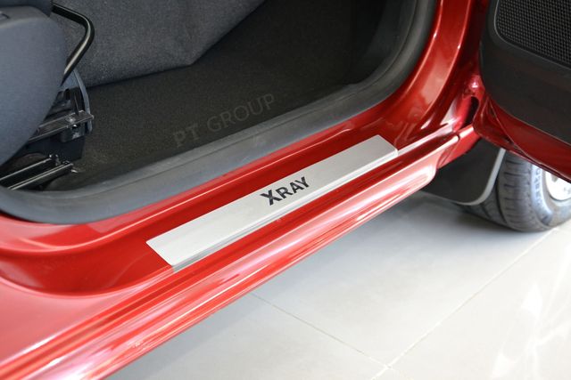 Накладки PT Group на пороги НПС для Lada Xray I 2015-2026. Артикул 01502401