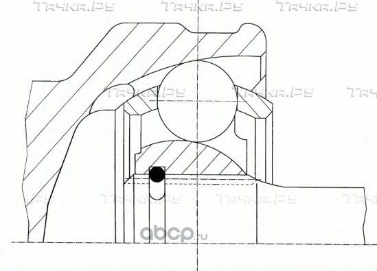 Шрус наружный (граната) Patron. Артикул PCV4095
