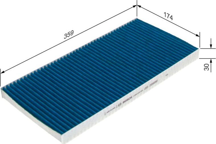 Салонный фильтр Bosch ФИЛЬТР+pro. Артикул 0 986 628 585