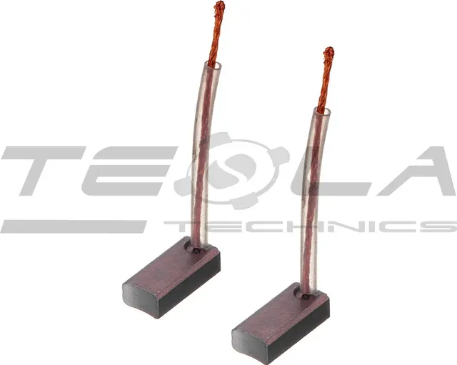 Щетка генератора DAF IVECO MAN SCANIA без пружин (2шт.) TESLA TECHNICS Tesla Technics. Артикул TT53259