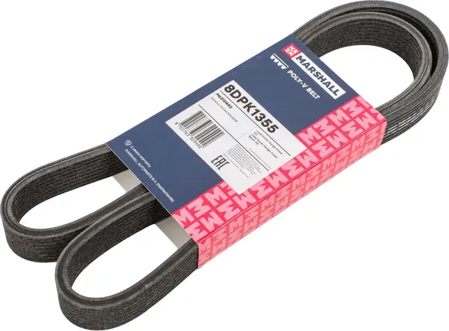 Ремень поликлиновой 8DPK1355 Land Rover Range Rover 02-, Range Rover Sport 05- ( (Marshall). Артикул M6310442