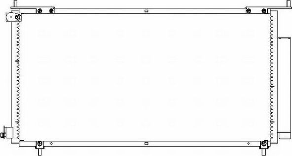 Радиатор кондиционера (конденсатор) Sakura. Артикул 5211-9809