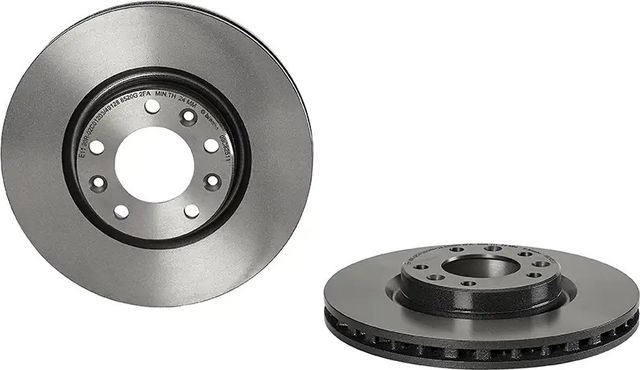 Тормозной диск Brembo PRIME LINE - UV Coated передний для Opel Combo E 2018-2026. Артикул 09.C825.11