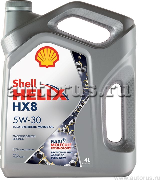 SHELL 5W30 (4L) Helix HX8 Synthetic_масло моторное!ACEA A3/B3/B4, API SL/CF, VW. Артикул 550040542