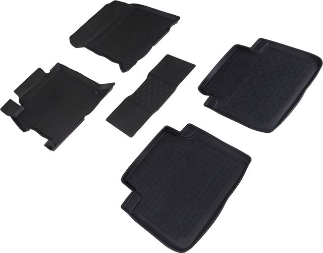 Коврики резиновые Seintex с высоким бортиком для салона Honda Accord IX 2012-2026. Артикул 84849