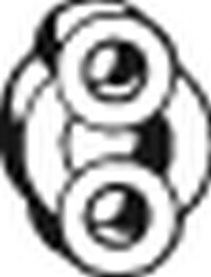 Крепление глушителя Bosal (Бельгия). Артикул 255-335