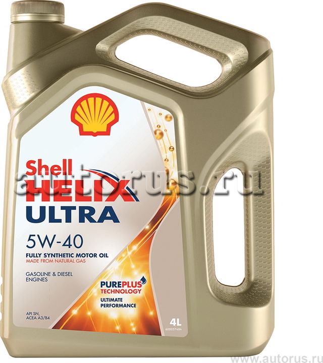 Масло моторное HELIX ULTRA 5W40 синт.4л SHELL. Артикул 550046361