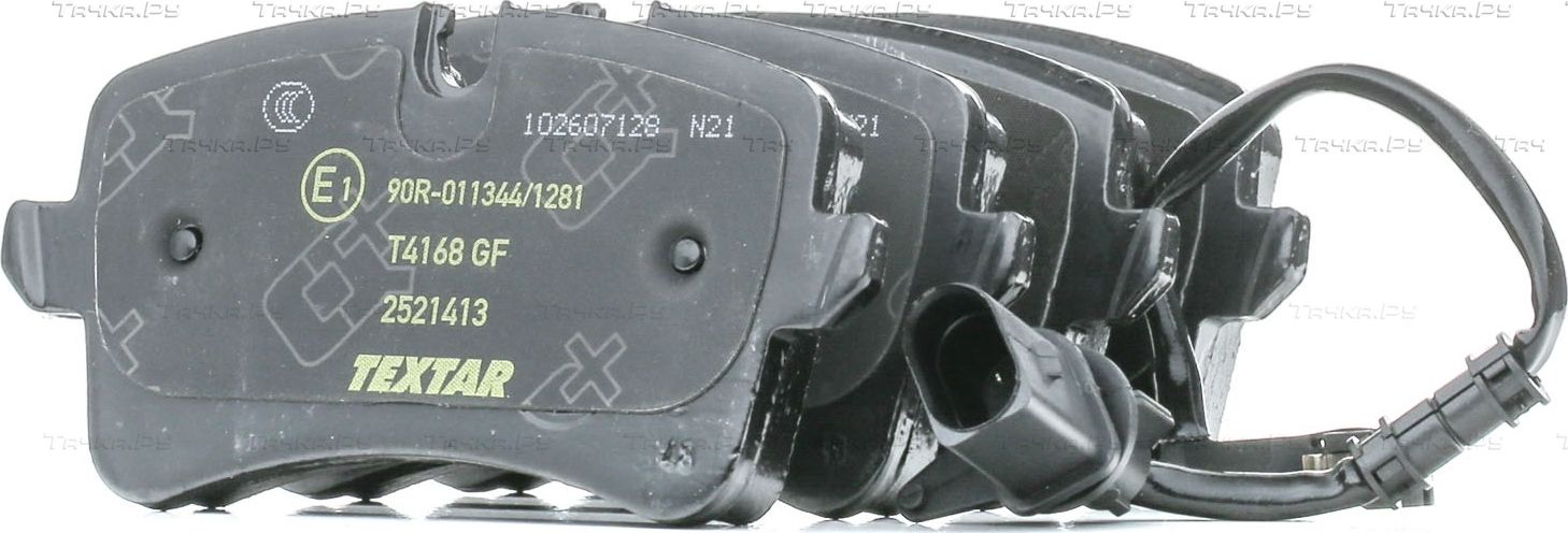 Тормозные колодки Textar Q+ задние для Audi A6 allroad III (C7) 2012-2016. Артикул 2521413