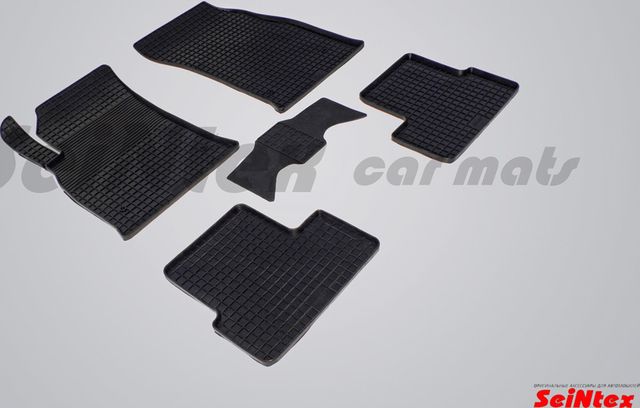 Коврики резиновые Seintex с узором сетка для салона Opel Astra J 2010-2015. Артикул 82887