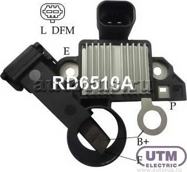 Регулятор напряжения GM CRUZE 09 (UTM). Артикул RD6510A