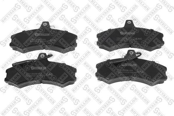 Тормозные колодки Stellox передние для Citroen C25 1981-1994. Артикул 154 002B-SX