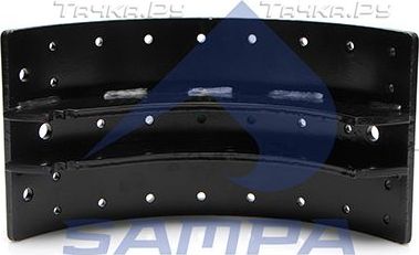 Тормозные колодки Sampa правые для Renault Premium I 1996-2006. Артикул 080.452