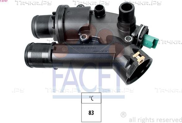 Термостат Facet Made in Italy - OE Equivalent для Citroen C5 I 2006-2008. Артикул 7.8747
