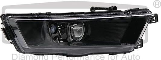 Фара противотуманная DPA левая для Skoda Rapid I 2012-2019. Артикул 89411789002