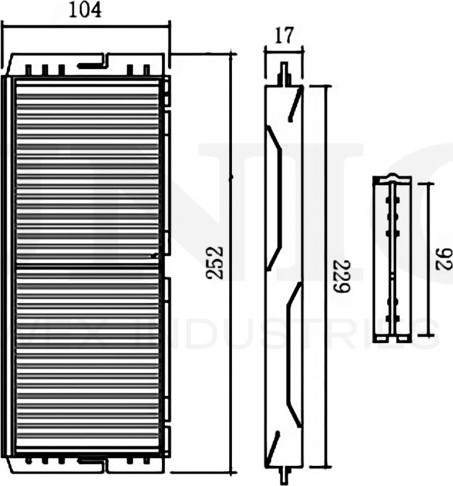 Фильтр салона (Unio). Артикул FLT-40091