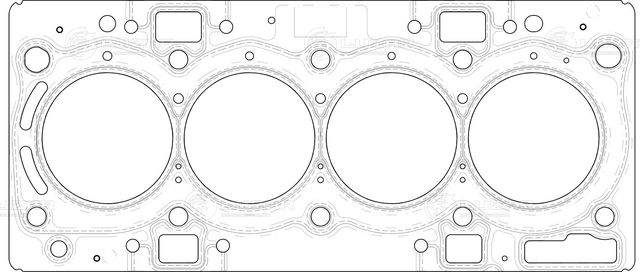 Прокладка ГБЦ Luzar. Артикул LES 11019