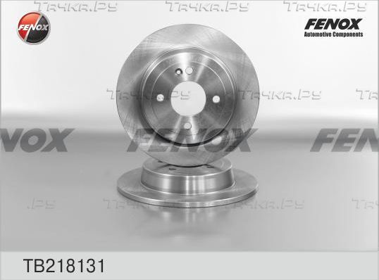 Тормозной диск Fenox задний для Kia Rio III 2011-2017. Артикул TB218131