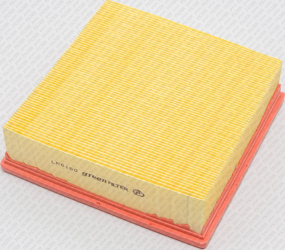 Фильтр воздушный AUDI 100 (44) 82->/200 83->/JAGUAR XJ 2.9-6.0 86->/LADA 1.5/2.0 (Green Filter). Артикул LF0100