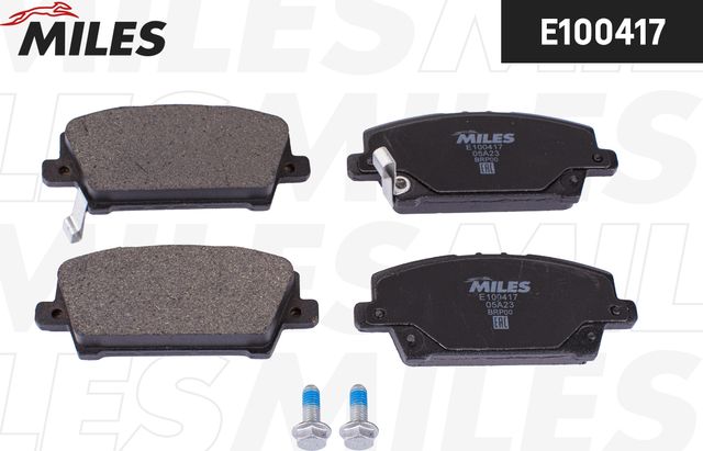 Тормозные колодки Miles. Артикул E100417