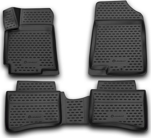 Коврики Element для салона Hyundai Solaris 2010-2013 СЕРЫЕ. Артикул NLC.20.41.211h