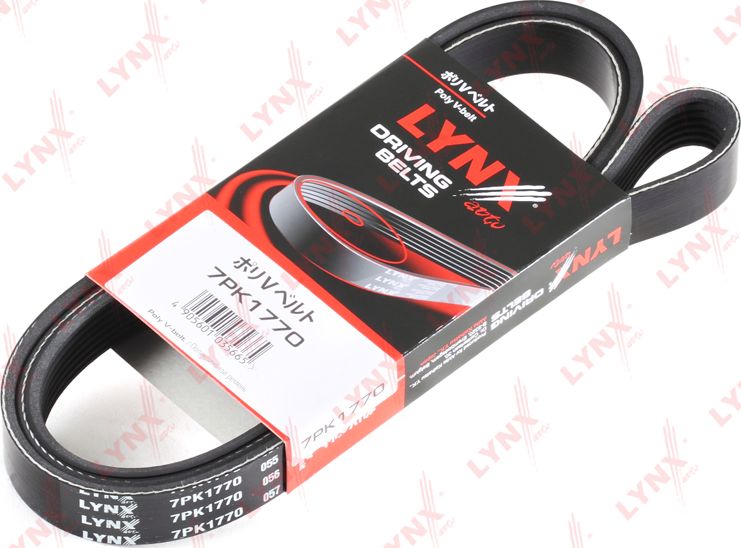 Приводной ремень поликлиновой LYNXauto. Артикул 7PK1770